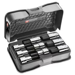 Coffret douilles tournevis 6 PANS 1/2'''''''' de 5 à 19 mm