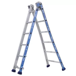 Echelle transformable 2 plans Tubesca Platinium hauteur 4,60 m