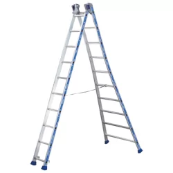 Echelle transformable 2 plans Tubesca Platinium hauteur 4,60 m