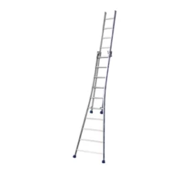 Echelle transformable 2 plans Tubesca Platinium hauteur 4,60 m
