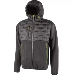 Veste de travail hybride Spock gris et vert