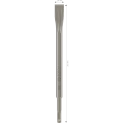 Burin plat SDS Plus auto-affûtant Pro 250 mm 20 mm