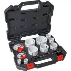 Coffret Trépan Bimétal 9 pièces de 22-86mm HSS 8% cobalt - 42900