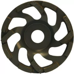 Plateau diamanté ponçage béton époxy diam 125 mm x 22,23