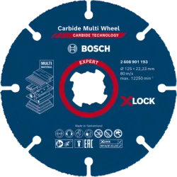 Disque à tronçonner X-LOCK Expert Carbide Multi Wheel D.125 mm,