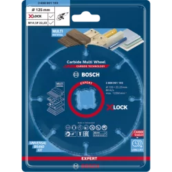 Disque à tronçonner X-LOCK Expert Carbide Multi Wheel D.125 mm,
