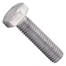 Vis à métaux tête hexagonale Inox A2 DIN 933 ISO 4017 filetage total A2 6x 80 - boîte de 100