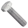 Vis à métaux tête hexagonale Inox A2 DIN 933 ISO 4017 filetage total A2 6x 80 - boîte de 100