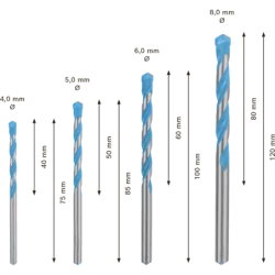 Foret Multi-matériaux CYL-9 EXPERT 4/5/6/8 - coffret de 4