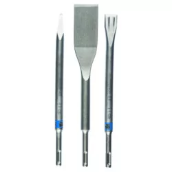 Burin SDS Plus auto-affûtant Pro pointu/plat/beche Longeur : 250mm - lot de 3