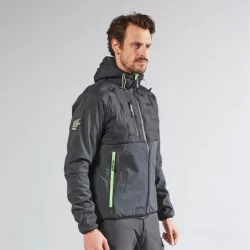 Veste de travail hybride Spock gris et vert