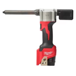 Riveteuse Milwaukee M12 BPRT-201X 1 Batterie 12v 2.0 Ah pour rivets 2.4 à 7.8
