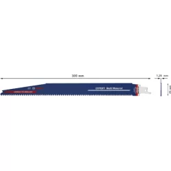 Lame scie sabre EXPERT Carbure Multimaterial 300mm S1256XHM
