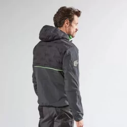 Veste de travail hybride Spock gris et vert