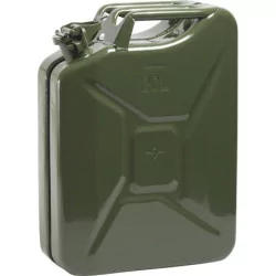 Jerrican métal 20 litres tôle peinte
