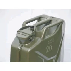 Jerrican métal 20 litres tôle peinte