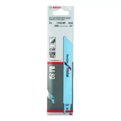 Lame de scie sabre 150 mm, épaisseur mm BIM - S922 BF Flexible for Métal - jeu de 5