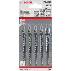 Lame de scie sauteuse pour bois T 244 D - jeu de 5