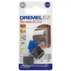 Adaptateur ponçage EZ SpeedClic + 2 bandes Dremel S407