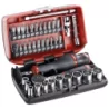 Coffret cliquet + douilles 1/4'' 6 pans - boîte NANO