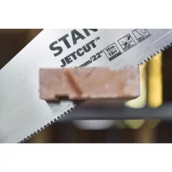 Scie égoïne Stanley Jetcut coupe fine petite section 11 dents longueur 500 mm