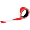 Ruban signalisation chantier Rubaplast rouge et blanc 50 mmx500 mm