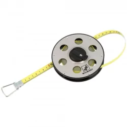 Décamètre 20m ruban acier classe 2 boucles + croc