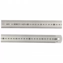 Réglet 1/2 rigide inox 300mm -30x0,8mm +1/2mm