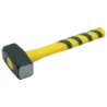 Massette à angle abattus 1200gr manche Bi-matière - 23221