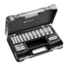 Coffret douilles 1/2 longues 6 pans métriques - 16 pièces - S.405AE