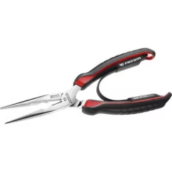 Pince demi ronde becs longs droits 200mm 185A.20CPE