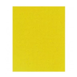 Feuille de papier corindon supérieur jaune longueur 230 mm hauteur 280 mm Gr 80
