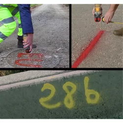 Traceur de chantier Pro Marker non fluorescent durée 12 mois 500ml