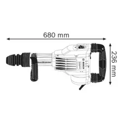 Marteau piqueur GSH 11 VC 1700 W