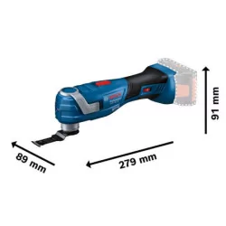 Outil multi-fonction 18 volts solo GOP 18V-34 en coffret L-boxx sans batteries ni chargeur