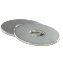 Rondelle plate extra large en acier zingué NF E25-513