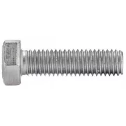 Vis à métaux tête hexagonale Inox A2 DIN 933 filetage total