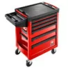 Servante 6 tiroirs roll M3 rouge