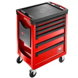 Servante 6 tiroirs roll M3 rouge