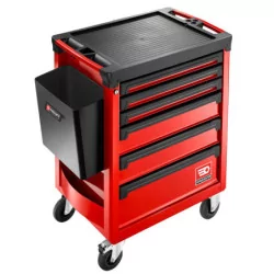 Servante 6 tiroirs roll M3 rouge
