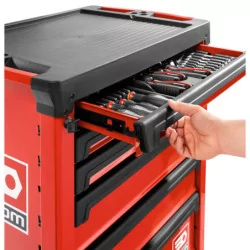Servante 6 tiroirs roll M3 rouge