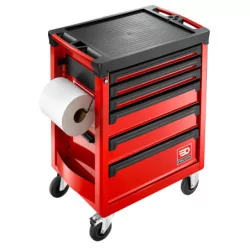 Servante 6 tiroirs roll M3 rouge