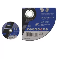 Disque à tronconner et à ébarber 27 230 x 6,5 x 22,23 BDX métal