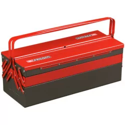 Boîte à outils 5 cases grand volume 56 x 22 x 21,5 cm
