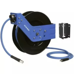 Enrouleur carter ouvert 20m automatique + support orientable