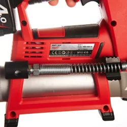 Pompe à graisse M12 GG-401B + sac + 1 batterie 12v 4.0aH redlithium + chargeur C12C
