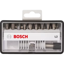 Coffret d’embouts de vissage Robust Line qualité extra-dure lot de 8