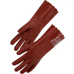 Gants PVC long 35 cm T9,5 - PVC73695 taille 10