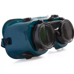 Lunette masque relevable soudure verte