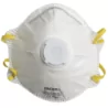 Demi-masque antipoussière coque avec valve FFP1 - boîte de 10 masques